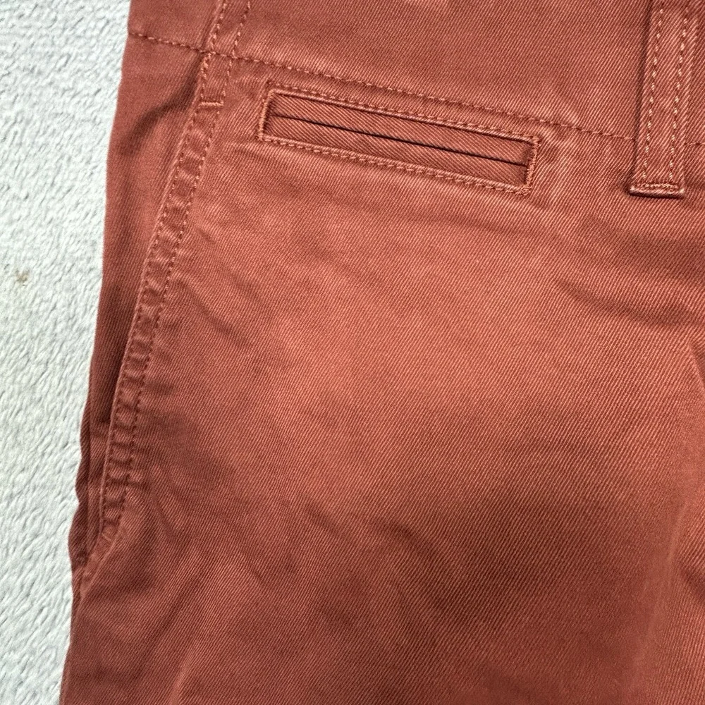 Banana Republic Pants Men's 36x34 Jasper Red Slim Fit Chino Twill Stretch EUC